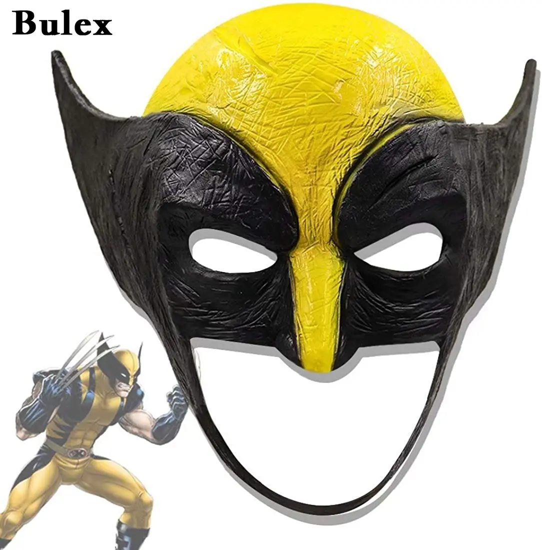 Top Trends: Cafele Wolverine Mask James Howlett Latex Half Face Mask Movie Cosplay Halloween Costume Props For Adults High Quality Shoppable Styles