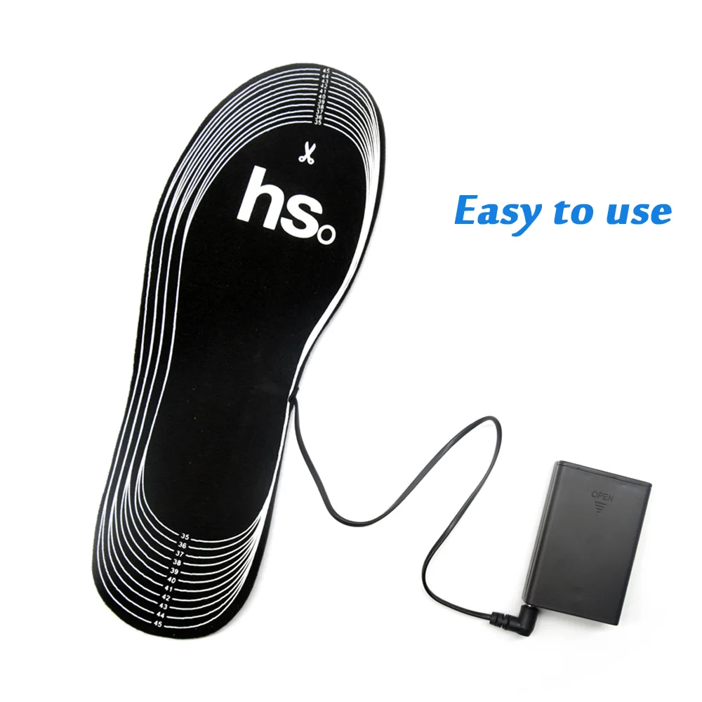 Top Trends: Winter Heated Insoles Electric Battery Heating Warm Shoes Inserts Free Cut Carbon Fiber Foot Pads Thermal Heater Insoels Shoppable Styles - Image 3