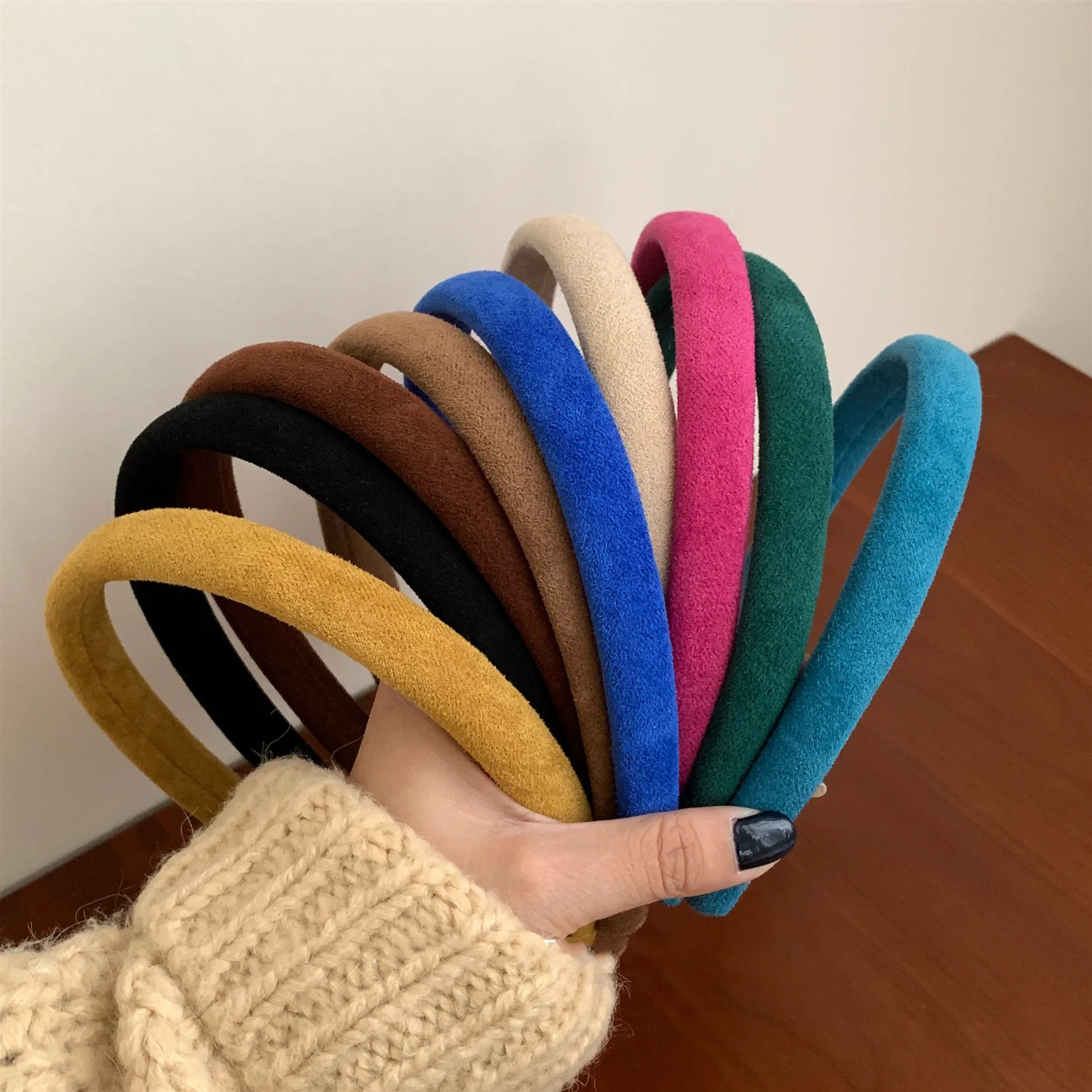 Top Trends: New Fashion Solid Thin Hair Bands Hoop For Women Vintage Soft Elastic Headband Fashion Girls Hairband Headwear Hair Accessories Shoppable Styles