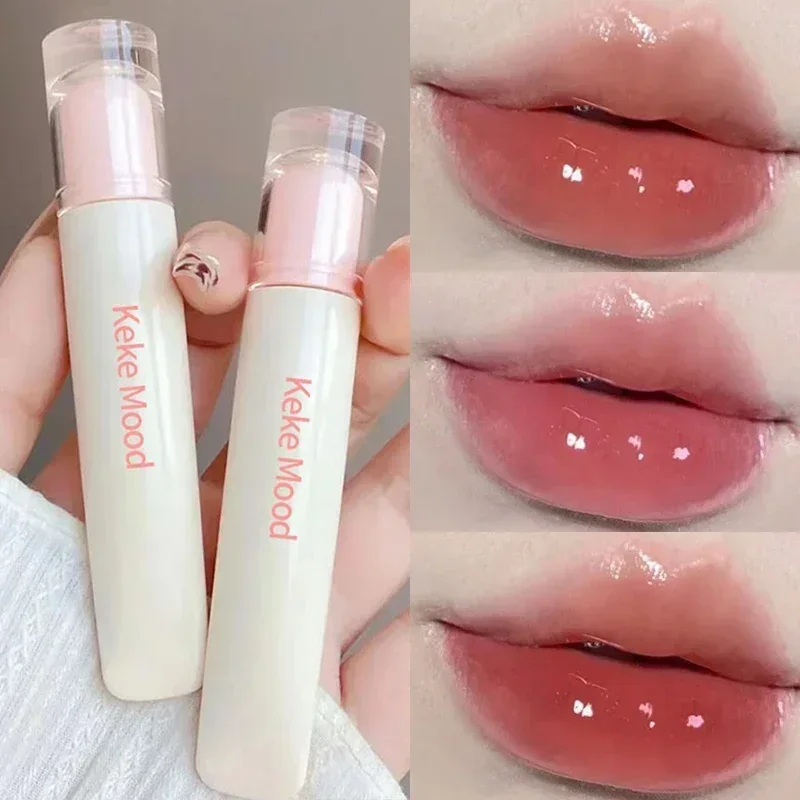 Top Trends: Moisturizing Plumping Lip Gloss Waterproof Lasting Non-stick Cup Hydrating Lip Glaze Crystal Mirror Liquid Lipstick Lips Care Shoppable Styles