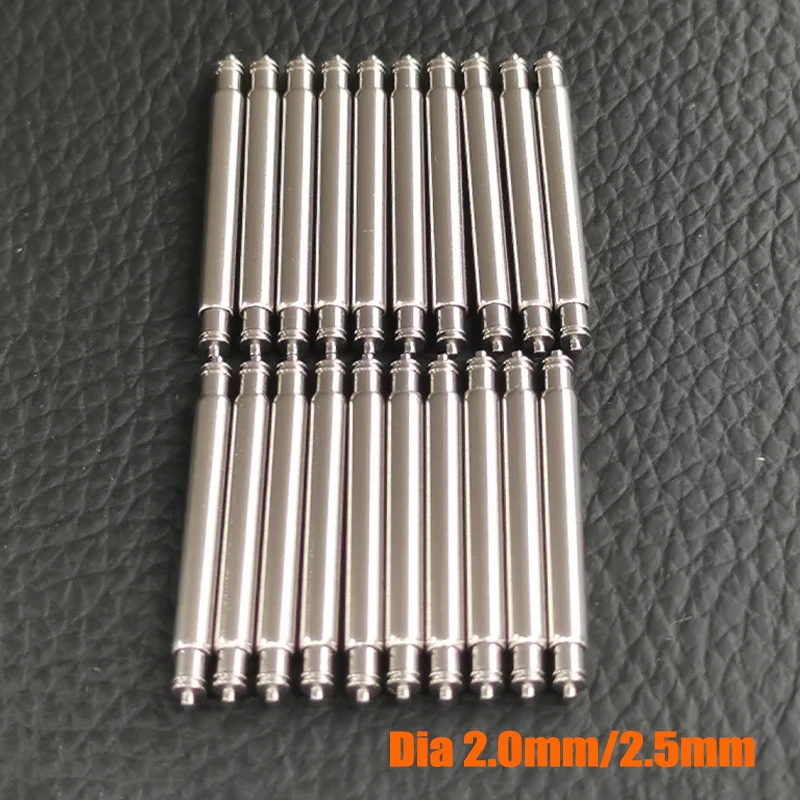 Top Trends: 2 / 4 / 10PCS Fat Spring Bars 16 / 18 / 19 / 20 / 22 / 24 / 26mm Strap Link Pins Fit Seiko SKX007 Tuna 6105 Watch Band Dia 2.0 / 2.5mm Spring Bars Shoppable Styles