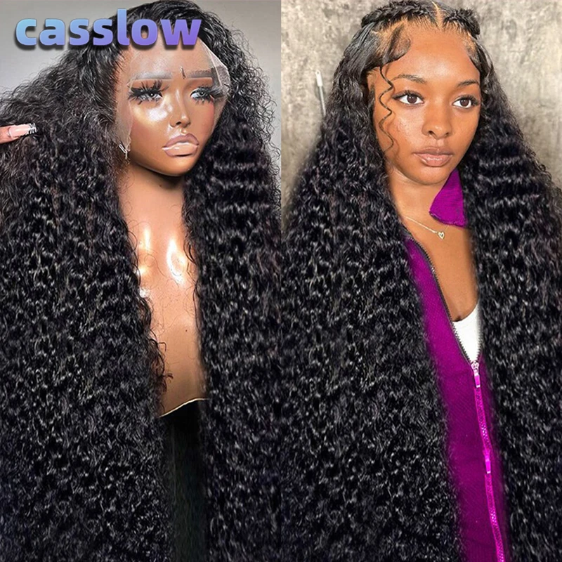 Top Trends: Water Wave Lace Front Wig 13x6 Lace Front Human Hair Wigs For Black Women 30 32 Inch Hd 360 Full Lace Wig Deep Wave Frontal Wig Shoppable Styles