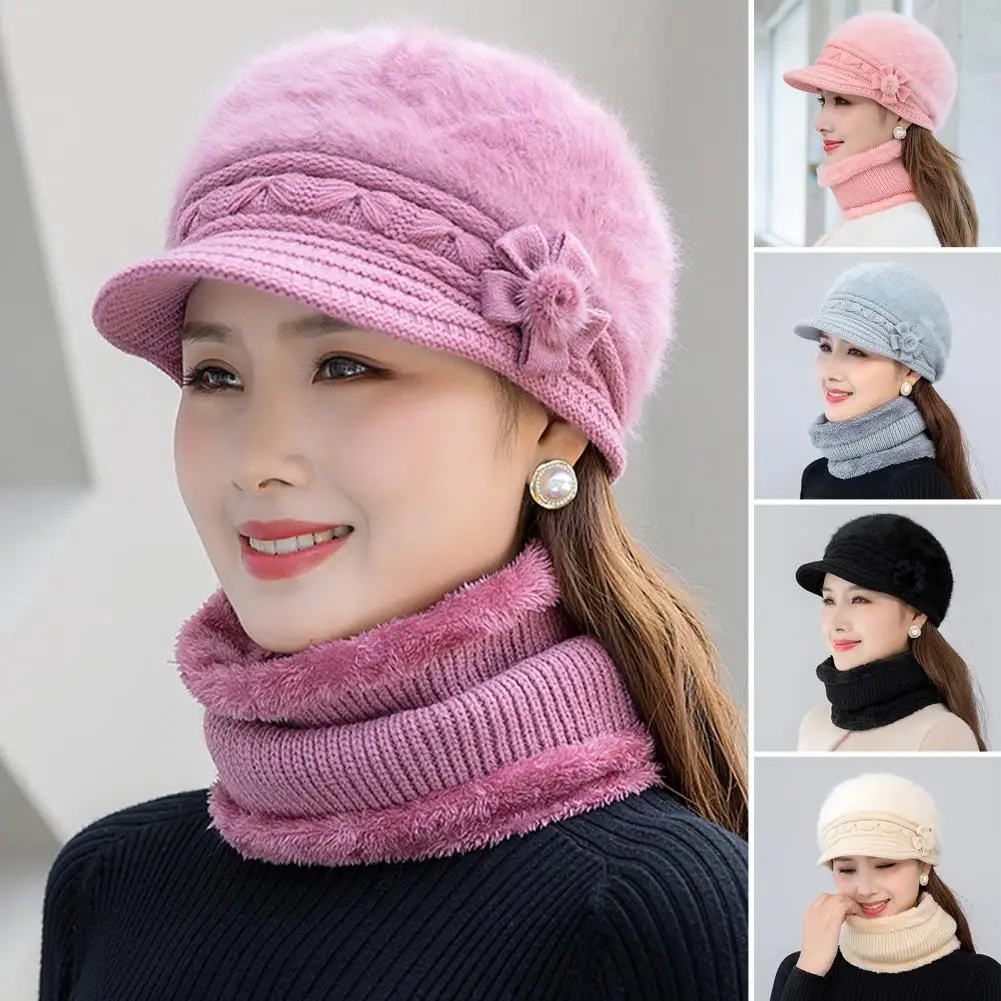 Top Trends: Set Of 2 Women&#039;s Coral Fleece Winter Hat Women&#039;s Hat Scarf Warm And Breathable Wool Knitted Hat Shoppable Styles