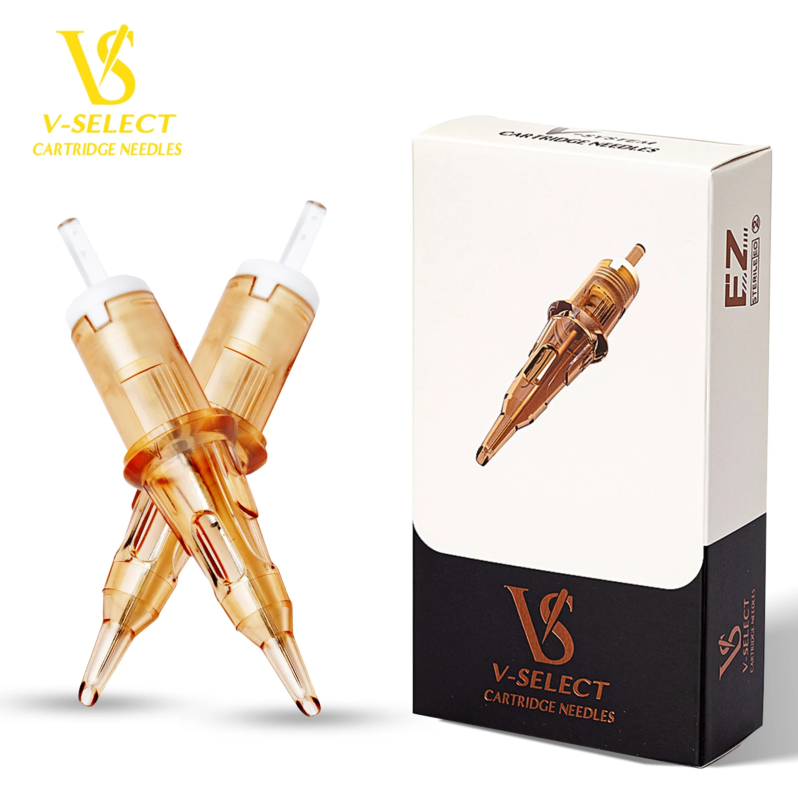 Top Trends: EZ V-Select Tattoo Cartridge Needles #10 0.30mm Bugpin Round Liner For Cartridge Tattoo Machine Tattoo Grips 20 Pcs / Box Shoppable Styles