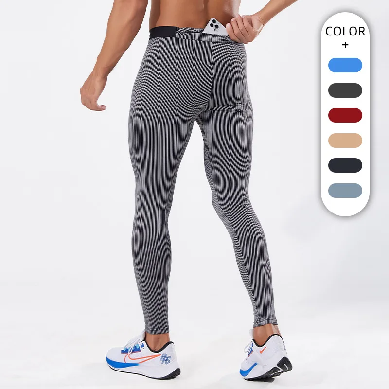 Top Trends: Men's Running Fitness Sweat Pants, 2024 Tight Fitting Quick Drying, High Elastic Track And Field Training Leggings Shoppable Styles