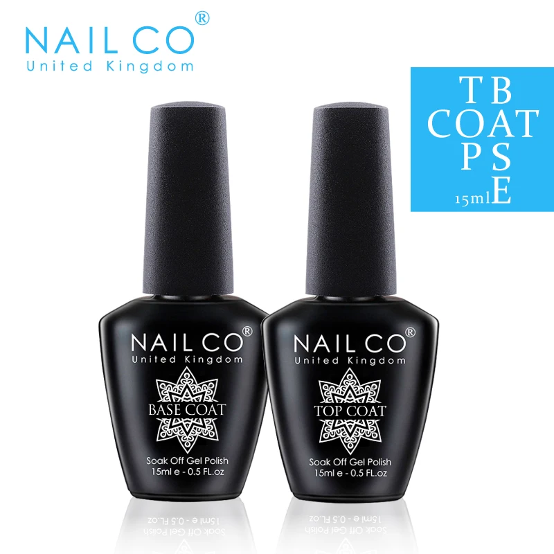 Top Trends: NAILCO 15ML Top Coat Base Coat Gel Nail Polish Nails Art Semi Permanent Lacquer Varnish Hybrid Nail Supplies For Professionals Shoppable Styles