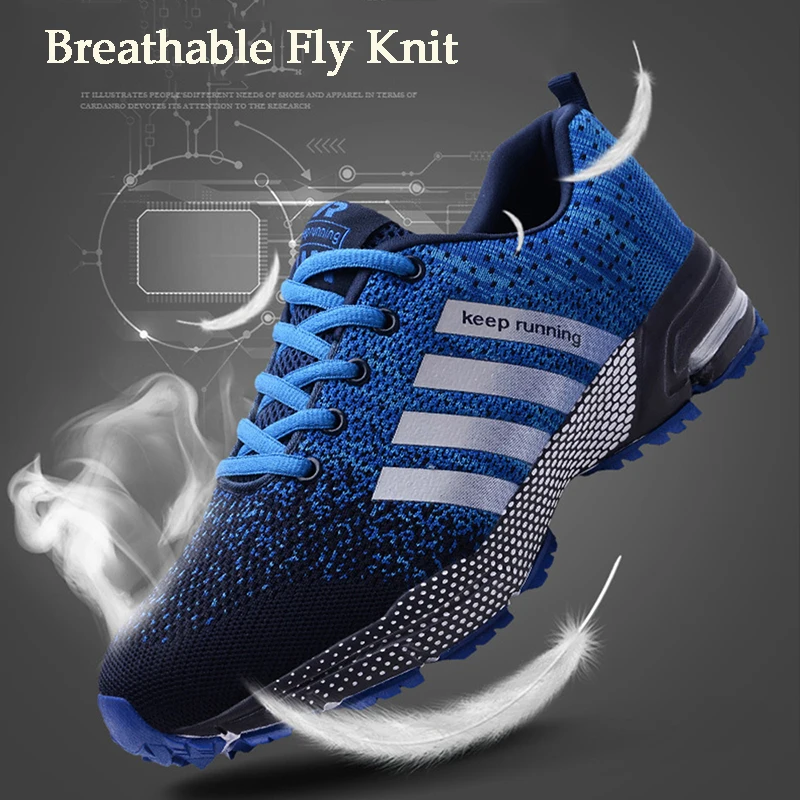 Top Trends: Fashion Men Running Shoes Breathable Outdoor Sports Shoes Lightweight Sneakers For Women Comfortable Athletic Training Footwear Shoppable Styles - Image 2