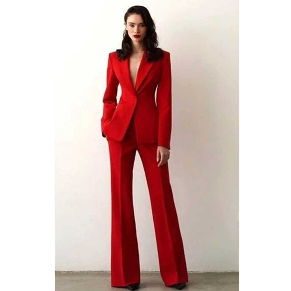 Top Trends: Serge Two-piece Suit Single-breasted Solid Color Business Casual New In Matching Groups Of Pant Sets Luxury Blazers Women&#039;s Set Shoppable Styles