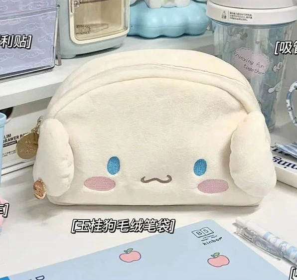 Top Trends: Cinnamorolls Plush Cartoon Pen Bag Girl Heart High Level Pochaccos Appearance The Students Receive A Pen Bag School Supplies Shoppable Styles