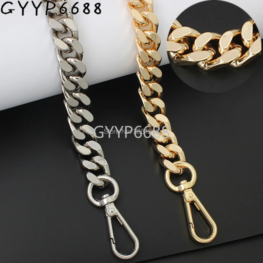 Top Trends: 1-5pcs 15mm Advanced Aluminum Make Chain Exceed Light Weight Bags Parts DIY Handles Accessory Handbag Straps Shoulder Bag Chains Shoppable Styles