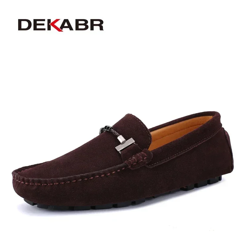 Top Trends: DEKABR Trendy Men Casual Shoes Big Size 38-47 Brand Summer Driving Loafers Breathable Wholesale Man Soft Footwear Shoes For Men Shoppable Styles - Image 5