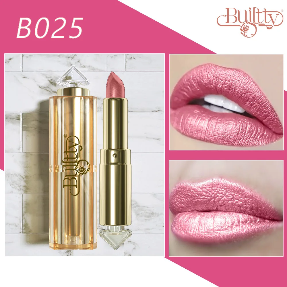 Top Trends: Gold Lipstick New Fashion Waterproof Matte Lipstick Long Lasting Sexy Lip Stick Makeup Korean Shoppable Styles - Image 5