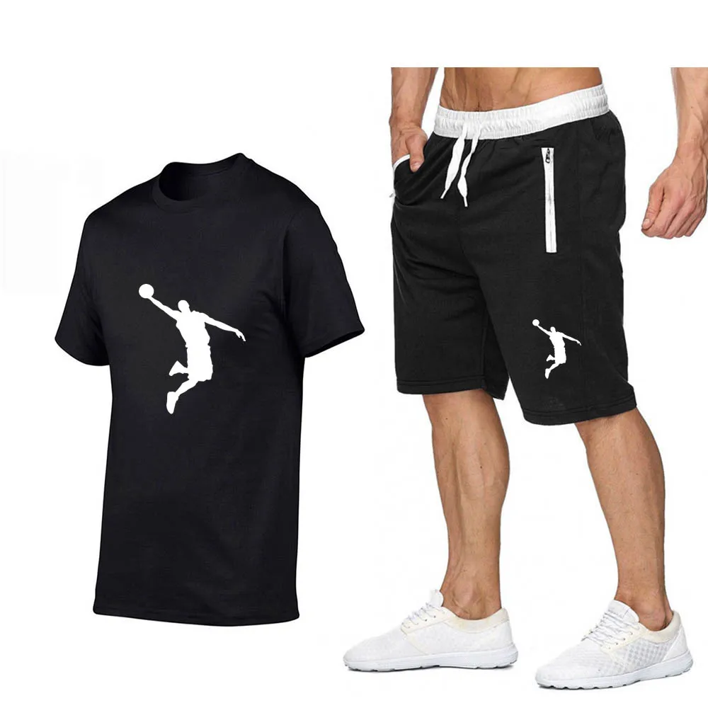 Top Trends: Summer Men&#039;s Sportswear Sets, Breathable Short Sleeve T-Shirts And Shorts, Casual Wear, Basketball Training Wear Shoppable Styles