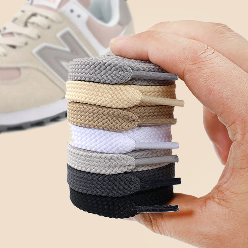 Top Trends: New Flat Classic Shoelaces For Sneakers Casual Shoe Laces White Black Sports Shoelace Shoes Balanc String Shoe Accessories Shoppable Styles