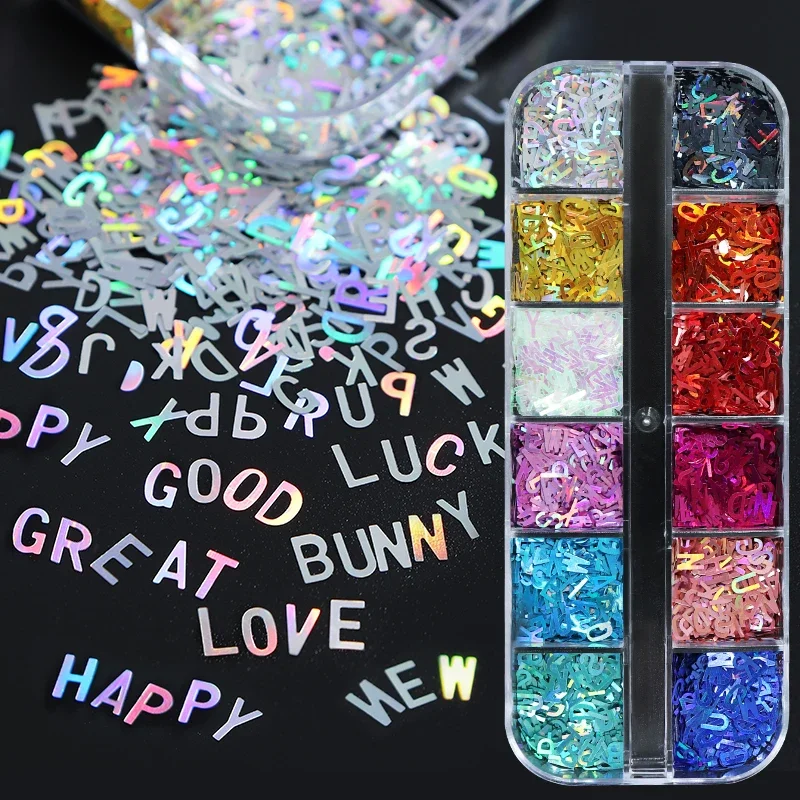 Top Trends: Holographic Letters Resin Sequins Fillers Epoxy Resin Filling Crafts Materials Iridescent Glitter Flakes Jewelry Making Supplies Shoppable Styles