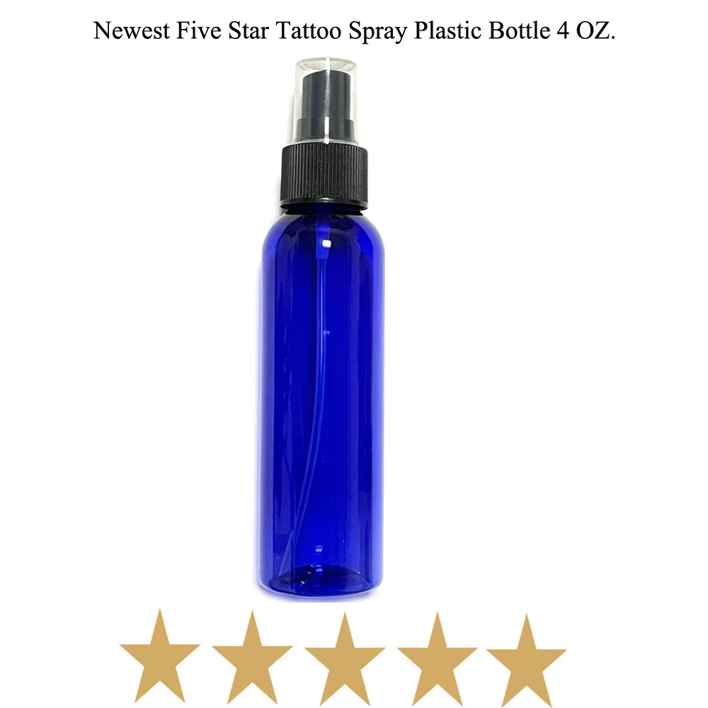 Top Trends: New Five Star Tattoo Spray Plastic Bottle For During Treatment Accessories 4 OZ. Shoppable Styles