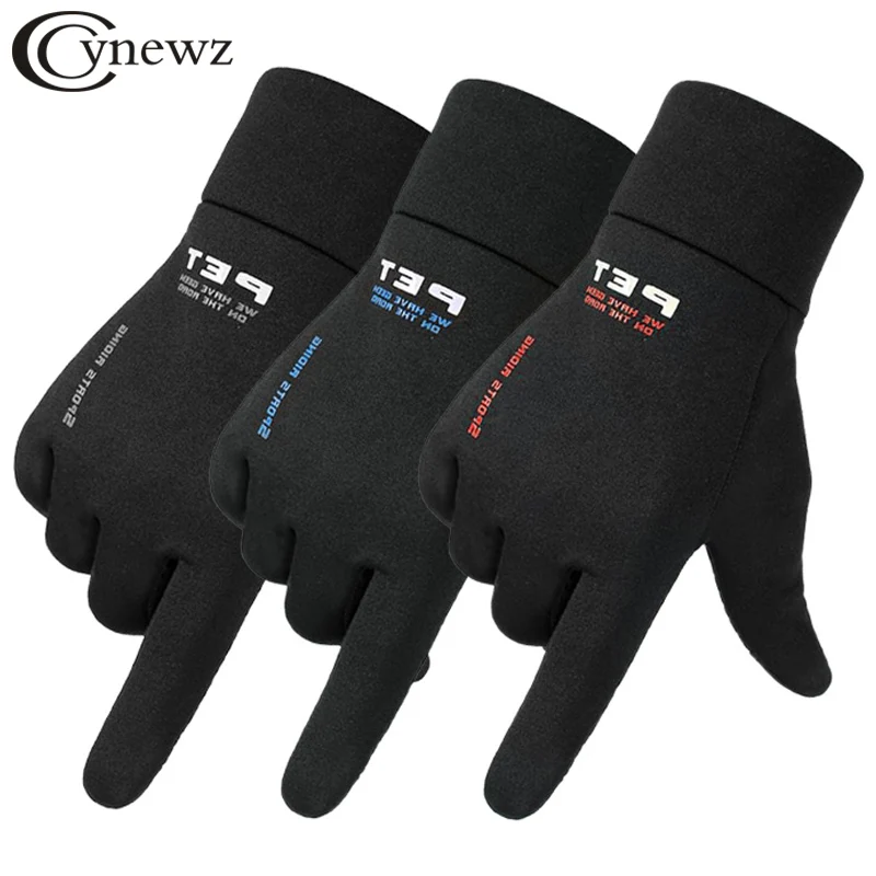 Top Trends: Winter Men Gloves Anti Slip Windproof Snowboard Touch Screen Warm Breathable Autumn Male Motorcycle Cycling Gloves Shoppable Styles