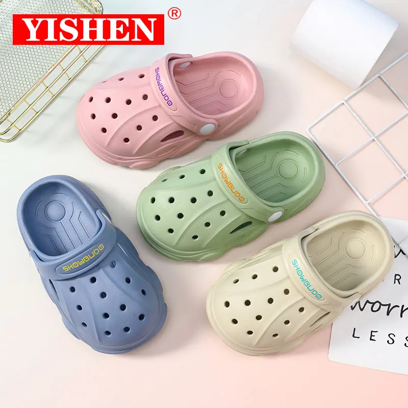 Top Trends: YISHEN Children Kids Sandals Boys Girls Mules Clogs Summer Garden Shoes Beach Slippers Platform Hole Shoes Sandalias Infantiles Shoppable Styles