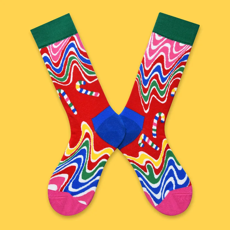 Top Trends: Funny Men Women Fashion Harajuku Fruit Socks Lovely Art WithCartoon Fruit Tide Brand Couple Socks Designer Socks Shoppable Styles - Image 5