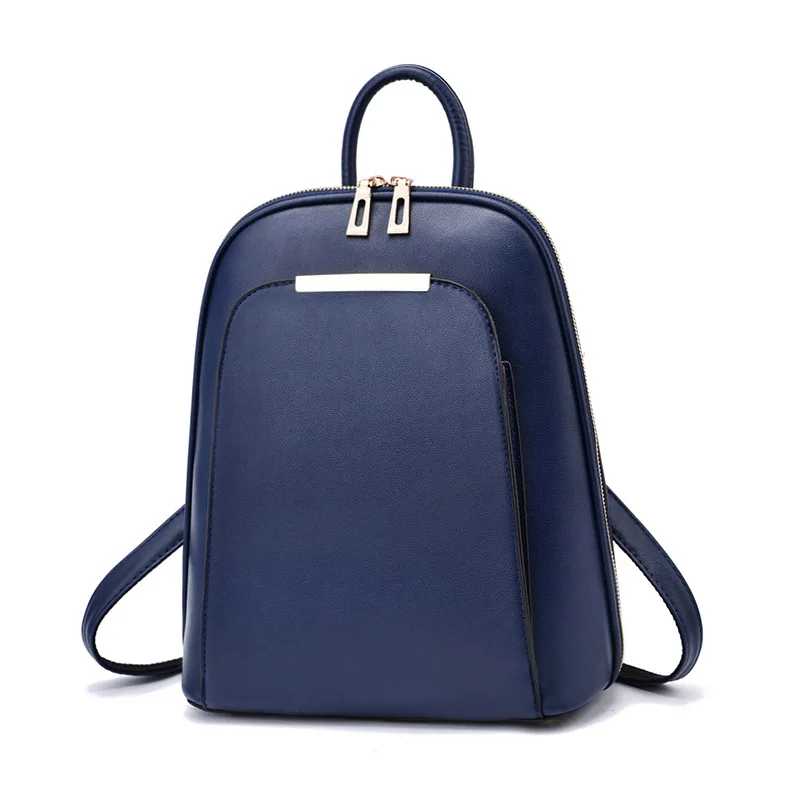 Top Trends: New High Quality Female Backpacks Pu Leather Shoulderbags Women Teenage Girls School Shoulder Bag Bagpack Travel Mochila Shoppable Styles