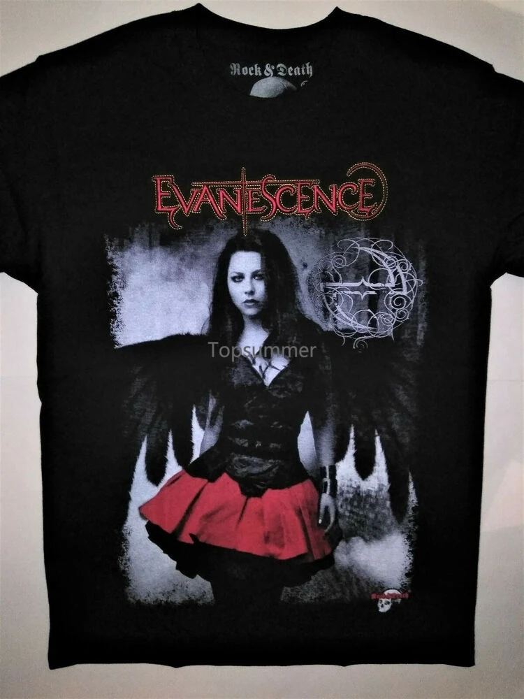 Top Trends: Evanescence T-Shirt Rare Embroidered Logo Amy Lee Fallen Lacuna Coil Open Door Shoppable Styles