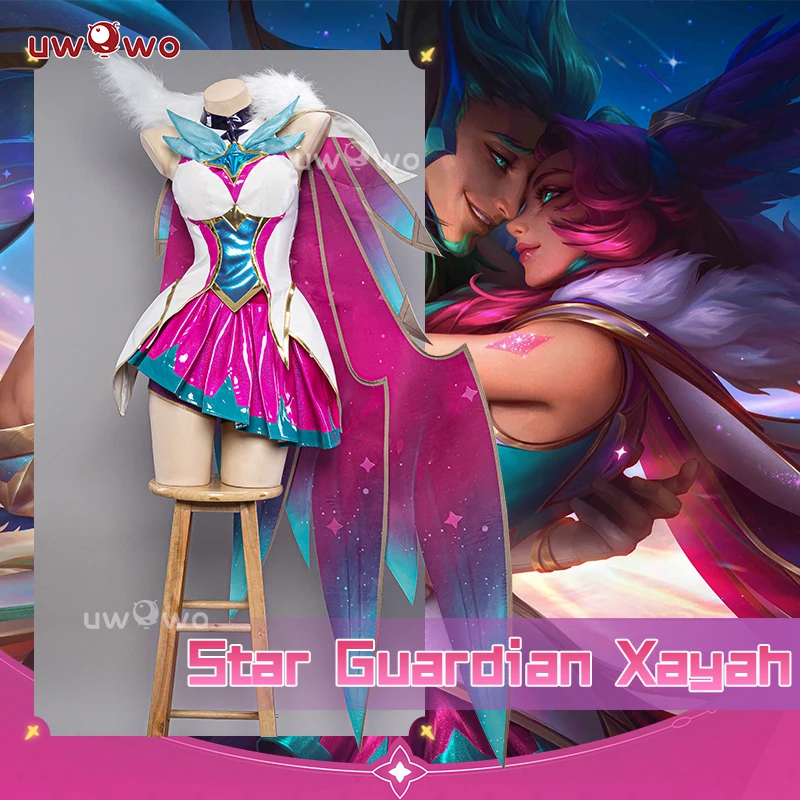 Top Trends: UWOWO Star Guardian Xayah Cosplay Costume League Of Legends / LOL: SG Xayah Cosplay With Wings Halloween Costumes SG Shoppable Styles