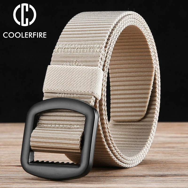 Top Trends: Men Belts Nylon Webbing Canvas Casual Fabric Tactical Belt High Quality Accessories Military Jeans Army Waist Fashion Belt HB068 Shoppable Styles