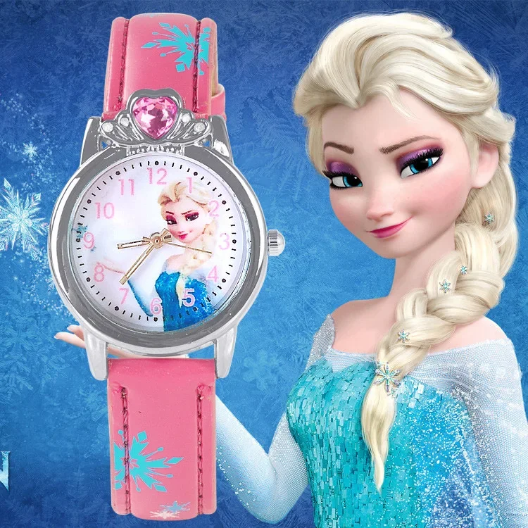 Top Trends: Disney Frozen Elsa Princess Children&#039;s Watches Cartoon Anna Sofia Kids Watch For Girls Student Clock Wristwatch Birthday Gifts Shoppable Styles