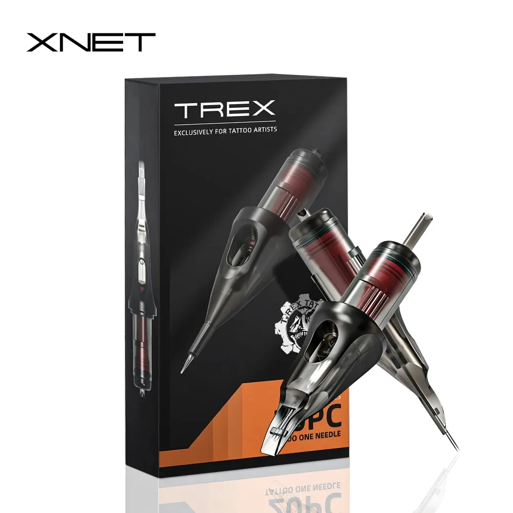 Top Trends: XNET NB Tattoo Cartridge Needles RL RS RM M1 Disposable Sterilized Safety Tattoo Needle For Cartridge Machines Grips Shoppable Styles