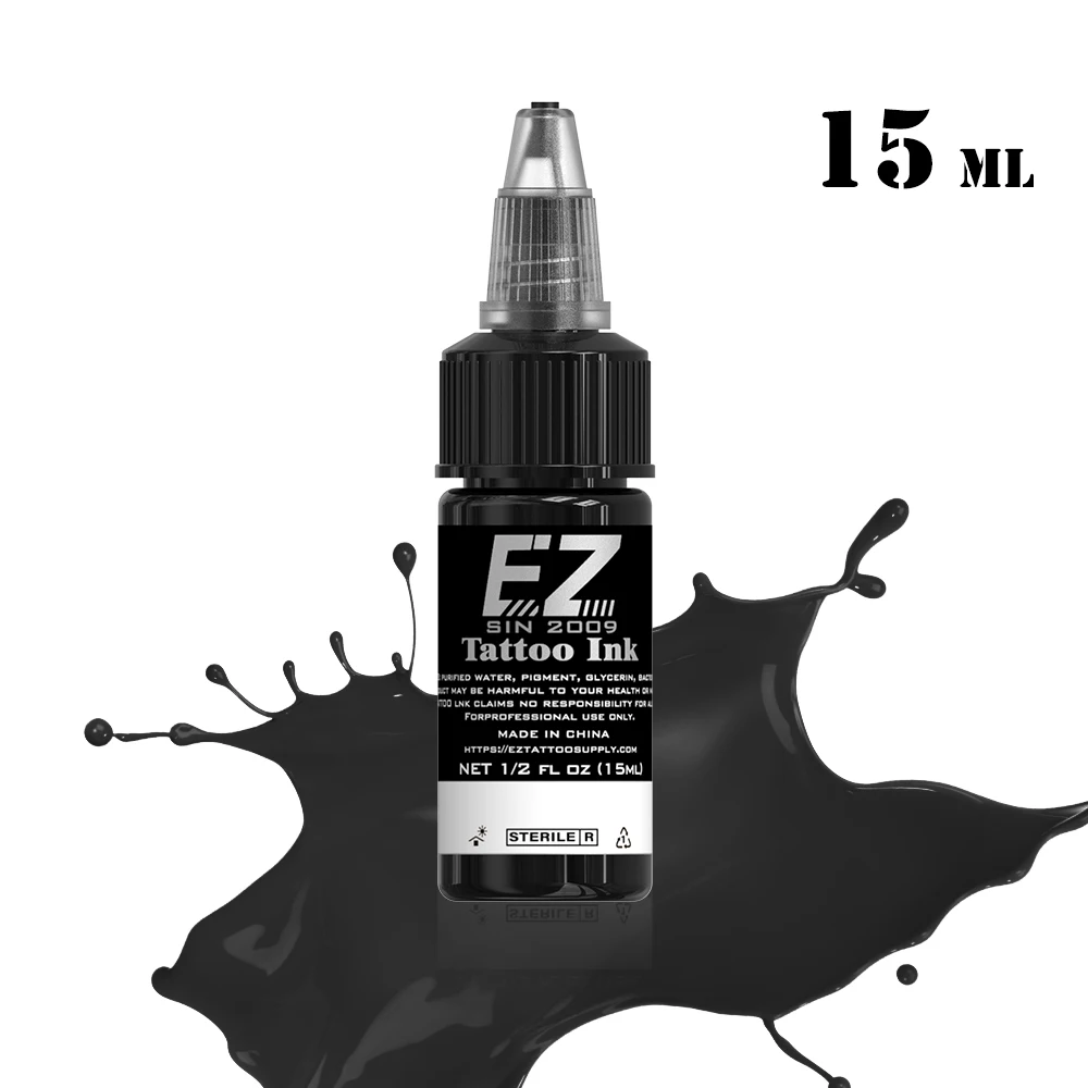 Top Trends: EZ Tattoo INK 25 Colors 1 / 2 Oz 15ml / Bottle Tattoo Inks Pigment Kit For 3D Makeup Beauty Skin Body Art Shoppable Styles