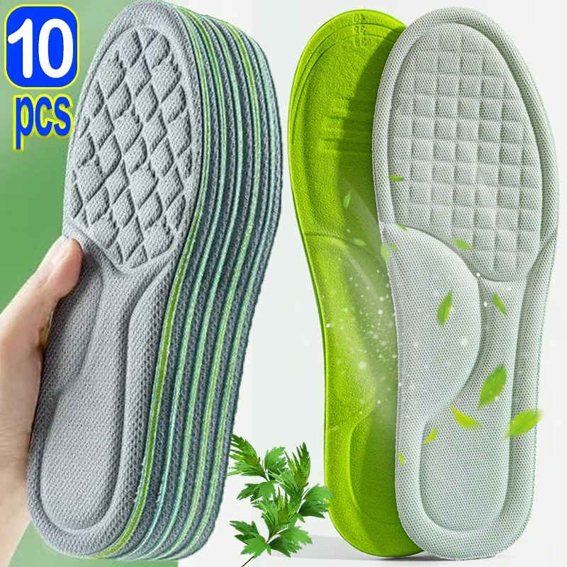 Top Trends: Memory Foam Insoles For Shoes Men Women Nano Antibacterial Massage Sport Insole Feet Orthopedic Shoe Sole Running Accessories Shoppable Styles