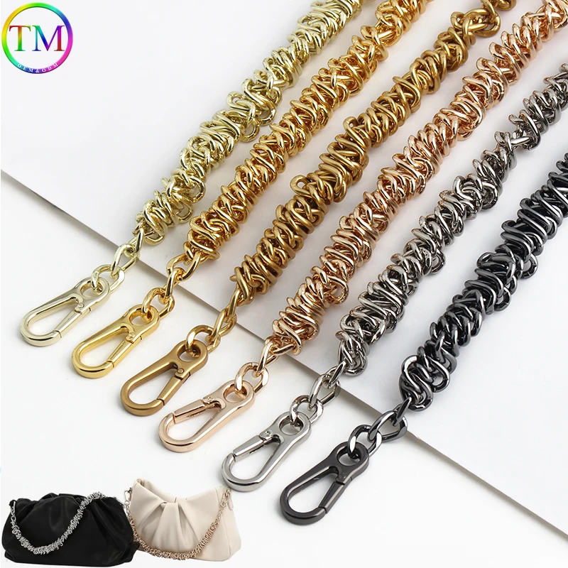 Top Trends: 1 / 10 / 20Pcs 39Cm Aluminium Metal Chains Bags Purse Handbags Crossbody Shoulder Strap Chain Accessories For Women Handbag Shoulder Shoppable Styles