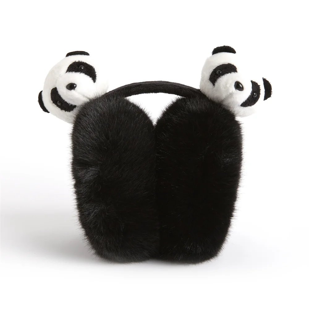 Top Trends: New Panda Earmuffs 2023 Autumn Innovative Luxurious Cute Plush Panda Soft Ear Muffs For Girl Woman Christmas Present Shoppable Styles - Image 3