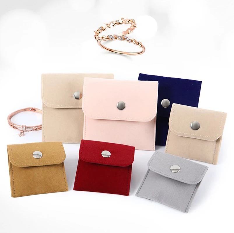 Top Trends: Jewelery Pouch Soft Velvet Jewelry Packaging Bags Wedding Rings Earrings Gift Bracelet Necklace Pendant Display Storage Bag Shoppable Styles