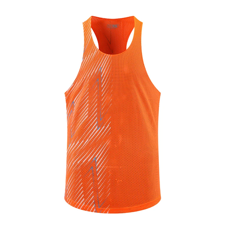 Top Trends: Men Casual Sport Vests Quick Dry Breathable Fitness Running Gym Sleeveless Mesh Workout Vests Prints Bodybuilding Muscle Singlet Shoppable Styles