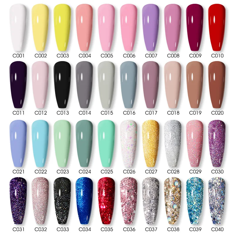 Top Trends: ROSALIND Nail Gel Polish 15ml Pure Color Semi Permanent UV Gel Varnis Hybrid Need Base Top Coat For Nail Art Gel Nail Polish Shoppable Styles - Image 2