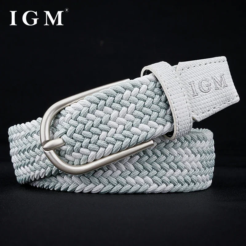 Top Trends: New Woven Elastic Elastic Student Belt Punching-free Canvas Belt Female Joker Jeans Ins Belt Female Shoppable Styles