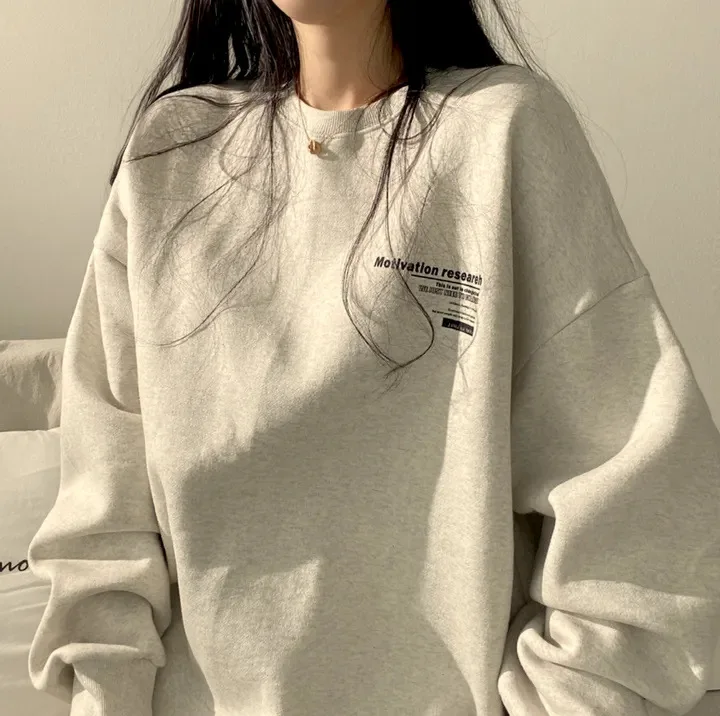 Top Trends: New Oversized Hoodie Women Sweatshirts Long Sleeve Hoodies Casual Letter Print Loose Pullovers Harajuku Sweatshirt Female Ins Shoppable Styles