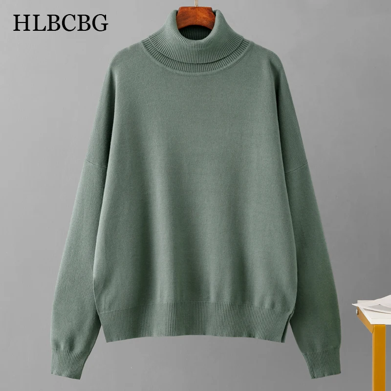 Top Trends: HLBCBG Warm Women Sweaters Thick Autumn Winter Women's Wool Sweater Oversize Female Women Chic Female Loose Women's Jumper Pull Shoppable Styles