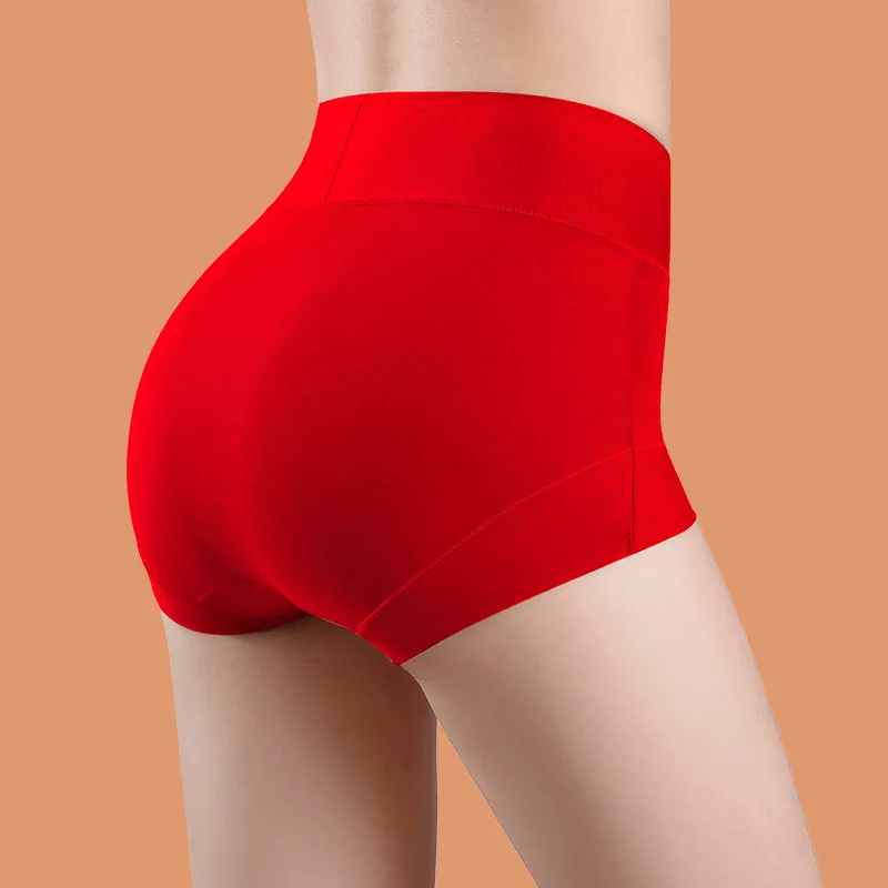 Top Trends: High Waist Underwear Women 60S Cotton Panties Plus Size Womens Briefs Cozy Female Underwear Tighten The Abdomen Safety Shorts Shoppable Styles - Image 2