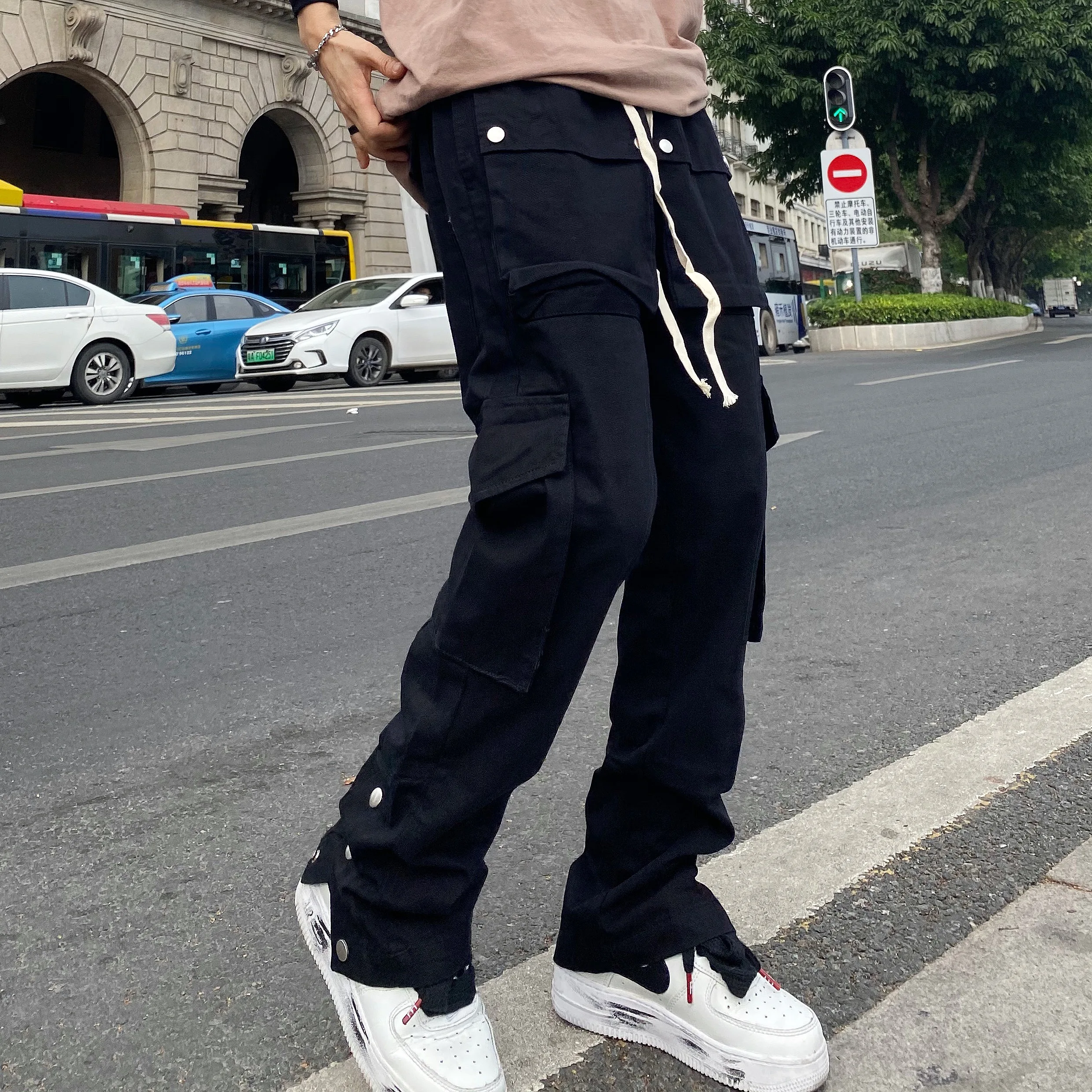 Top Trends: Oversize Pants Cargo Y2k Sweatpants Male Men Trousers Man Casual Black Men's Hip Hop Overalls Trendyol Baggy Women's Fashion Shoppable Styles - Image 2