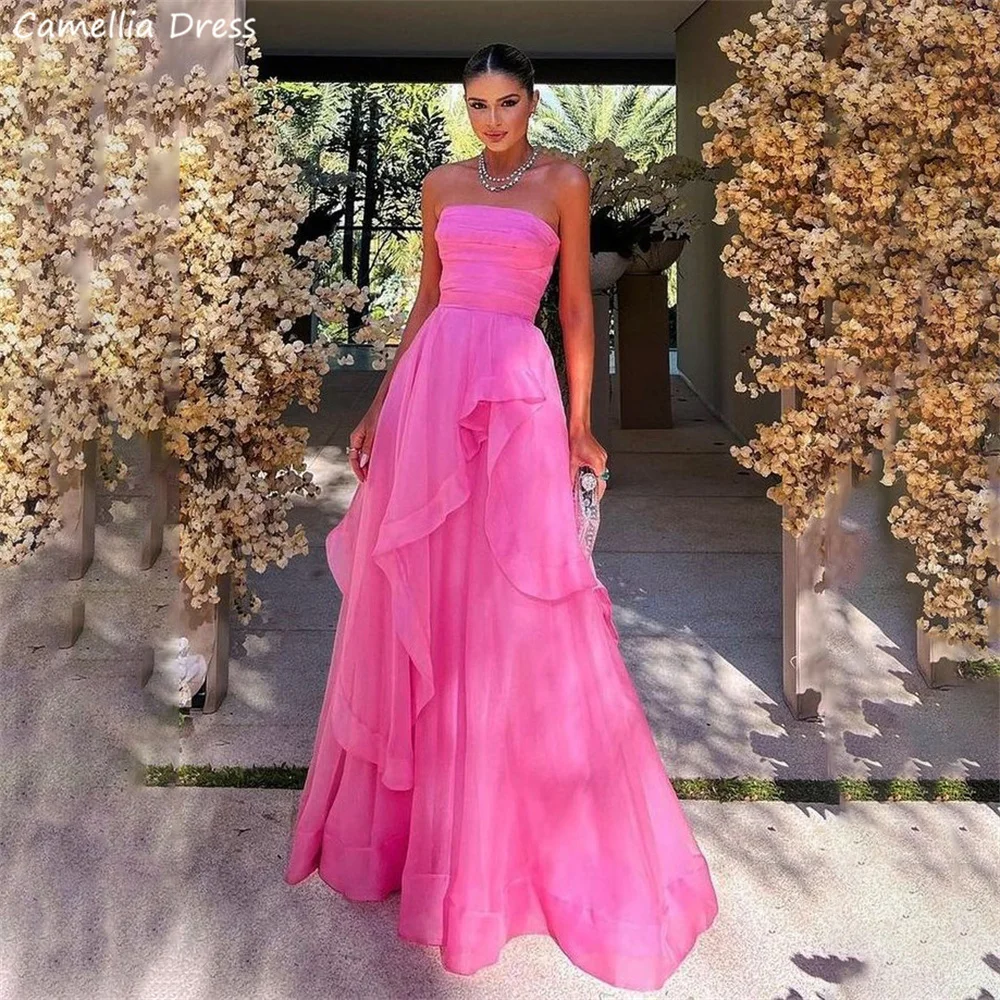 Top Trends: Sexy Off Shoulder Prom Dresses Tulle Party Dresses Elegant Formal Dresses Backless Evening Dresses Vestidos De Fiesta فستان سهرة Shoppable Styles