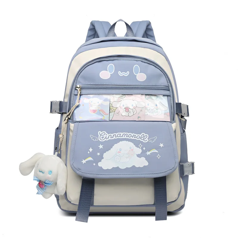 Top Trends: New Trendy Clow M Cinnamoroll Babycinnamoroll Cute Cartoon Sweet Girl JK Backpack Student Schoolbag Female Break Shoppable Styles - Image 3