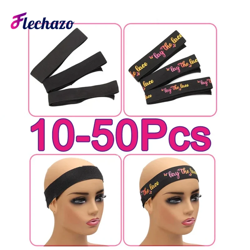 Top Trends: Soft Elastic Band For Lace Frontal Wigs Melt Band Wholesale 10-50Pcs Lace Melting Headband For Women Shoppable Styles