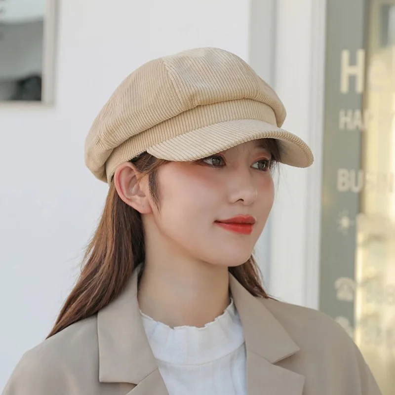 Top Trends: Hats For Women Retro Korean Version Of The British Octagonal Hat Four Seasons Literary Leisure Beret Cap S61 Shoppable Styles