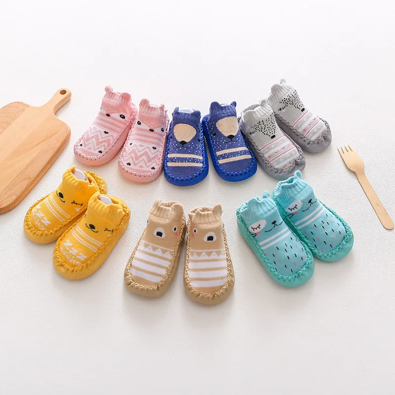 Top Trends: Newborn Baby Socks With Rubber Soles Infant Baby Girls Boys Shoes Spring Autumn Toddler Floor Socks Anti Slip Soft Sole Sock Shoppable Styles