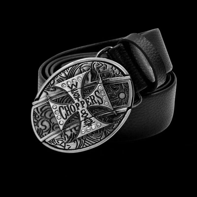 Top Trends: Genuine Leather Men Belt Metal Buckle With Knife High Quality Waist Strap Casual Business Male Waistband Designer Belts Shoppable Styles