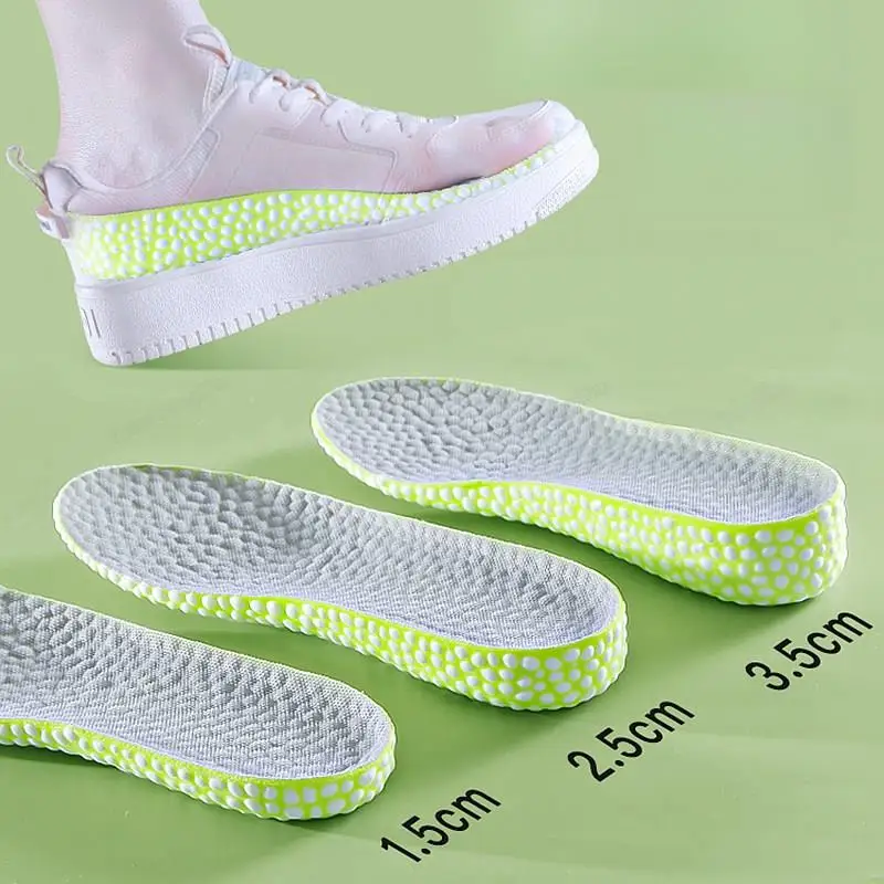 Top Trends: 1.5-3.5cm Height Increase Templates Shoes Insole For Men Women Comfortable Soft Running Sport Insoles For Feet Growing Shoe Sole Shoppable Styles