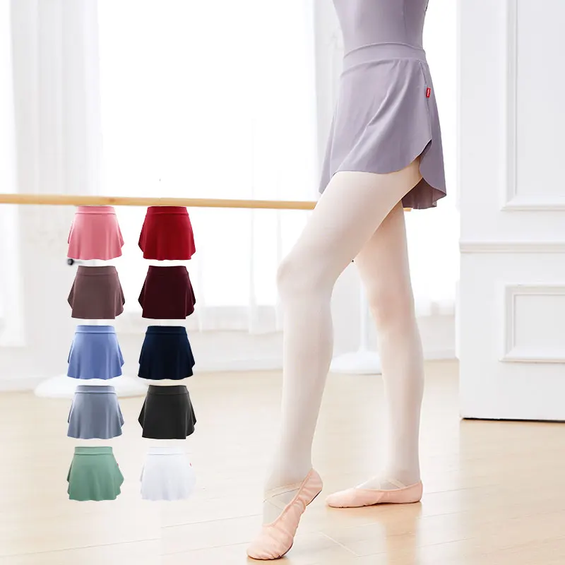 Top Trends: Ballet Skirts For Woman Dance Skirt Dress Black Ballet Tutu Ballerina Dancewear Side Split Ballet Short Skirt Shoppable Styles