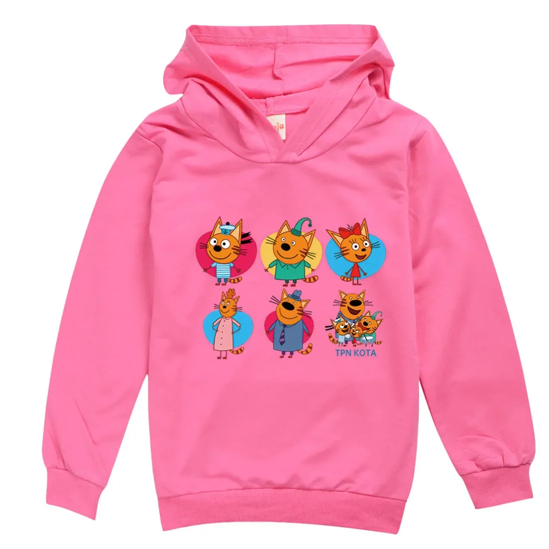 Top Trends: Kid-E-Cats Cotume Kids Russian Три Кота My Family Three Happy Cats Clothes Baby Girls Sweatshirts Boys Fashion Hooded Outerwear Shoppable Styles - Image 2